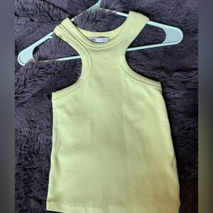 Lime green Zara tank